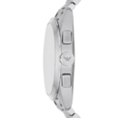 Emporio Armani Claudio Chronograph Blue Dial Silver Steel Strap Watch For Men - AR11541